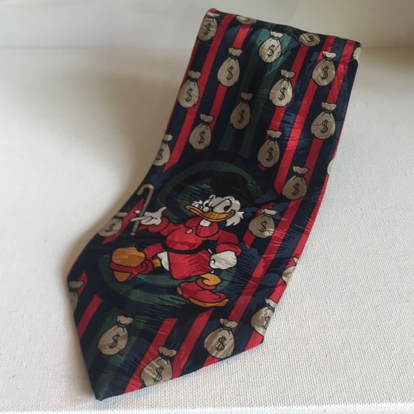 Vintage Disney Scrooge McDuck Tie - Picture 1 of 4
